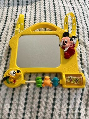 Rare 1980s Disney Baby Activity Mirror